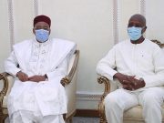 Les présidents nigérien et bissau-guinéen aux côtés de Roch Marc Christian Kaboré en deuil