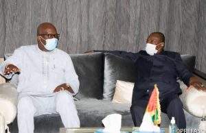 Investiture du président Alpha Condé : le président du Faso à Conakry