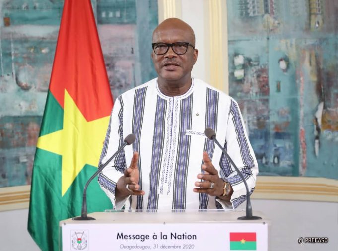 2021: « une année chargée d’espoir » pour les Burkinabè (Roch Kaboré)