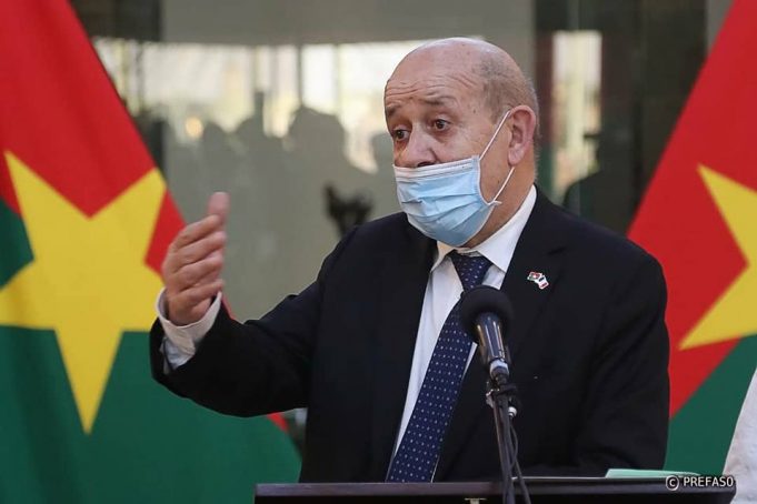 Visite du ministre français des Affaires étrangères au Burkina