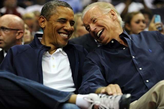 Obama (à gauche) et Biden