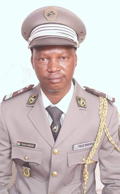 Le nouveau directeur de la Police municipale, Paulin Kaboré