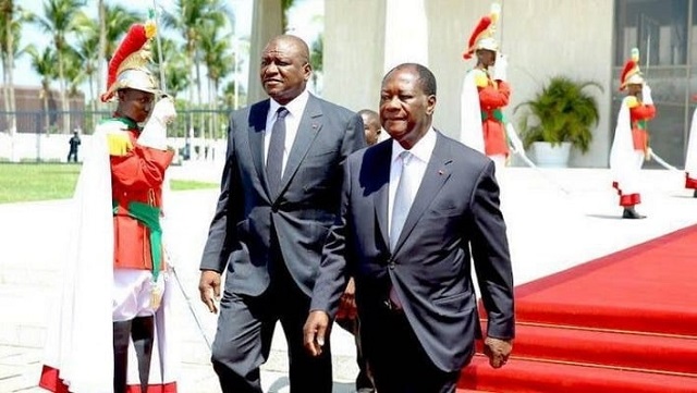 Hamed-Bakayoko et Alassane Ouattara