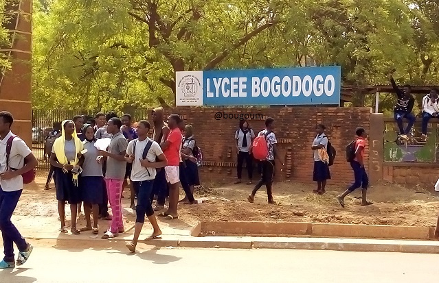 Le lycée Bogodogo non loin de Yalgado