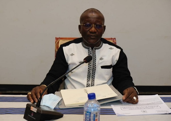 Le ministre burkinabè de l'Eau et de l'Assainissement, Ousmane Nacro