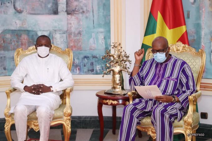 Burkina: le président du Faso sollicité pour soutenir la candidature sénégalaise à la CAF