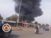 Ouagadougou: un incendie d’un dépôt de carburant fait un blessé