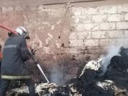 Ouaga: un violent feu consume un entrepôt