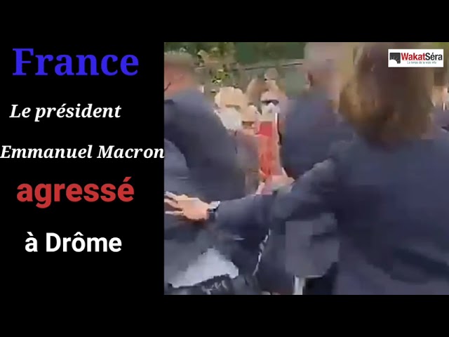 France: Emmanuel Macron agressé physiquement
