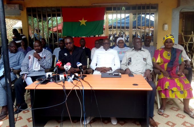 Burkina: l’opposition se félicite de son appel à manifester qui fait bouger déjà les lignes