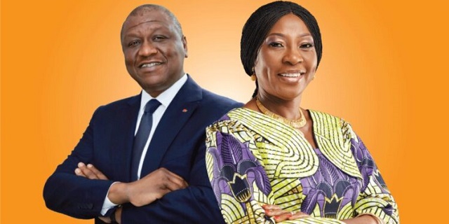 Kandia Camara (à droite) remplace le défunt Hamed Bakayoko à la mairie d'Abodo