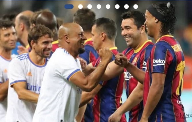 Match de gala entre les légendes du Barça et celles du Real Madrid