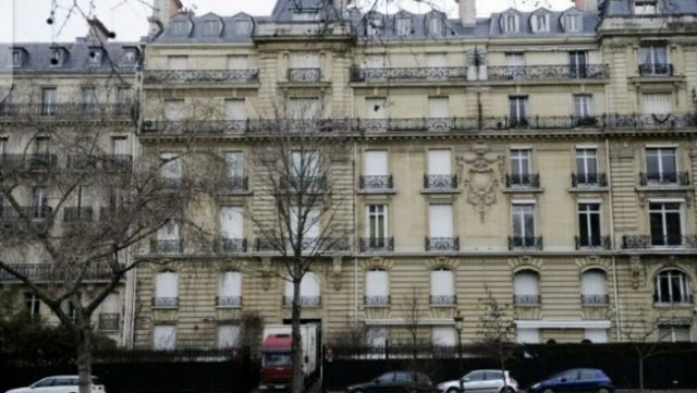 Résidence parisienne du fils du président équato-guinéen Teodoro Obiang. Photo AFP-Eric Feferberg