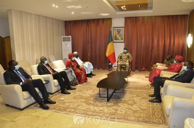 Délégation tchadienne chez Assimi Goïta, président de la Transition au Mali