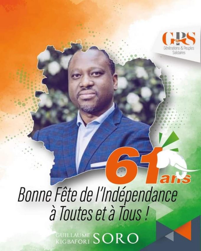 61 ans d’indépendance de la Côte d’Ivoire: « …l’occasion de nous rassembler » (Guillaume Soro)