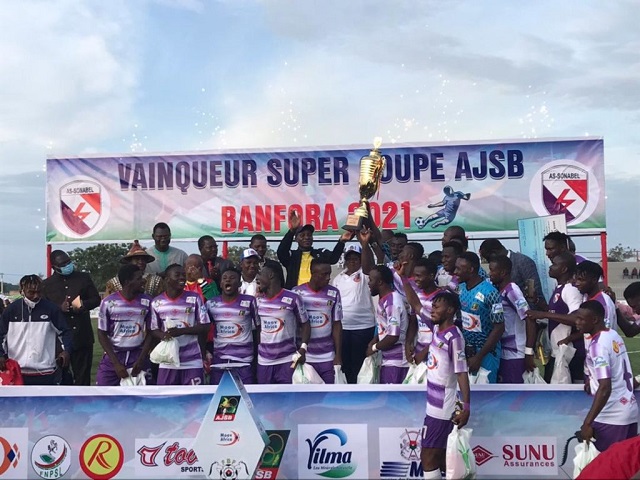 L'AS SONABEL, vaiqueur de la Super Coupe AJSB