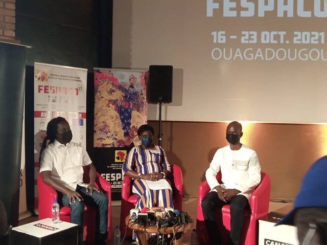 Présidium de présentation de la sélection officielle du FESPACO 2021