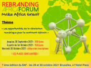 Révolution numérique en Afrique: le Rebranding Africa Forum en parle du 29 au 30 octobre à Bruxelles