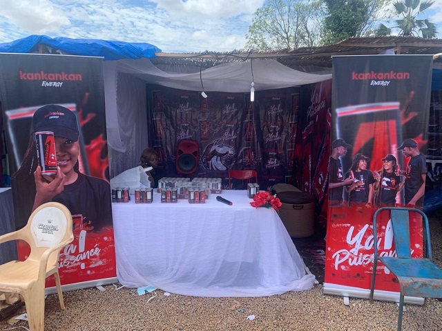 Le stand de la boisson énergissante Kankankan