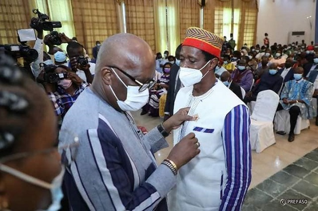 Président du CES Bonaventure D. Ouédraogo instalé par le président du Faso