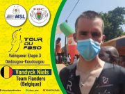 33e Tour du Faso: le Belge Vandyck Niels remporte la troisième étape
