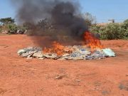 Lutte anti-drogue: 815 kg de chanvre indien incinérés à Bobo-Dioulasso