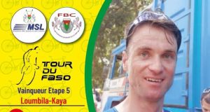 33e Tour du Faso: le maillot jaune reste belge avec Woutgers Rutger