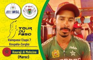 33e Tour du Faso: le Marocain El Kouraji Mohcine arrache le maillot jaune
