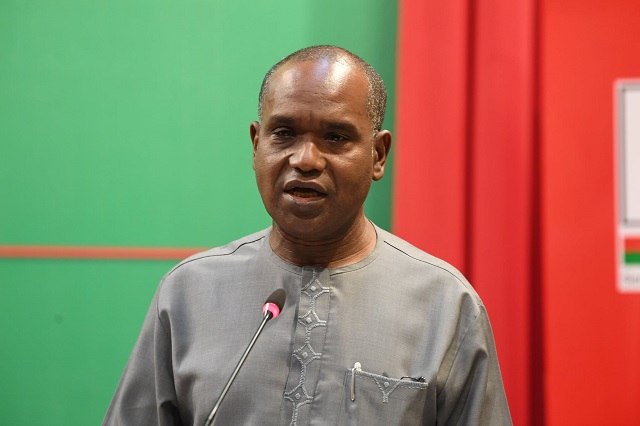 Le ministre des Affaires étrangères du Burkina, Alpha Barry