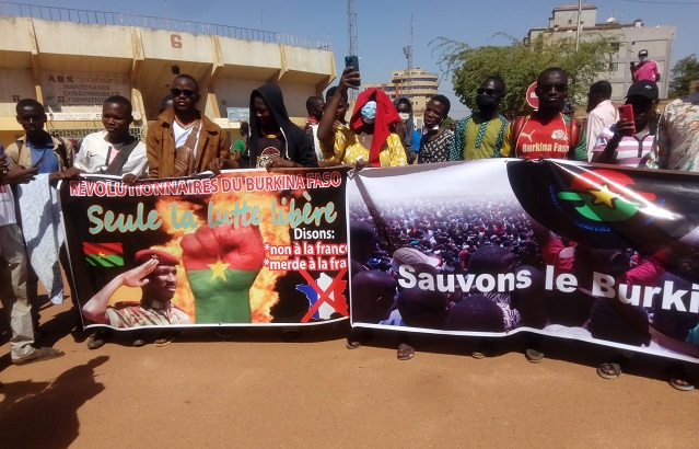 Une banderole du mouvement