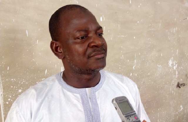 Boukari Conombo, président du mouvement Brassard noir