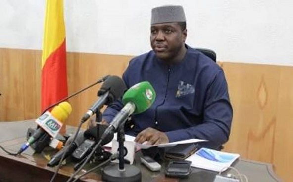 Le porte-parole du gouvernement malien, le colonel Abdoulaye Maïga