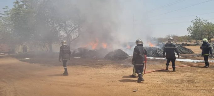 Ouagadougou: incendie d’un dépôt de câbles au Centre national de conduite de la SONABEL