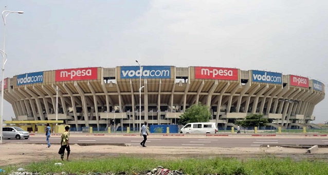 Stade des martyrs de la RDC vue de l'exterieur