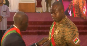 Burkina: Lieutenant-colonel Paul Henri Damiba investi président de la transition
