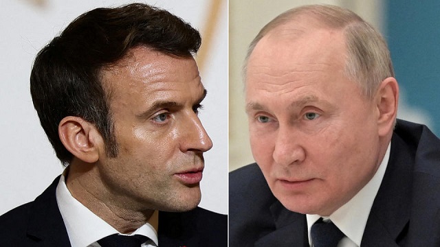 Echange téléphonique entre Poutine et Macron (image,CNEWS)