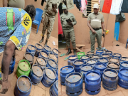 Ouagadougou: la police municipale saisit des bouteilles de gaz pour «vente illégale»