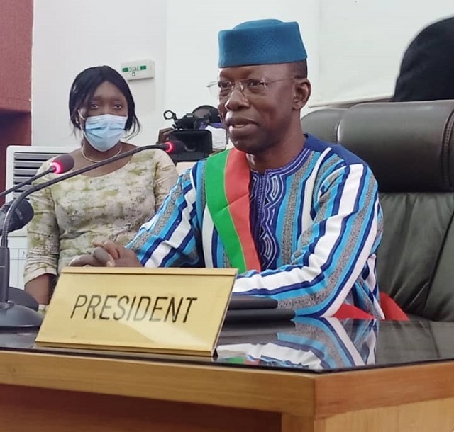 Le président de l'Assemblée legislative de la transition, Aboubacar Toguyeni