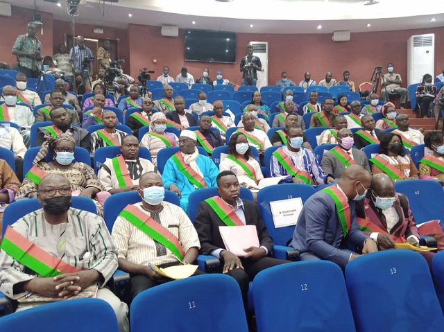 Les députés de l'Assemblée législative de la Transition au Burkina Faso