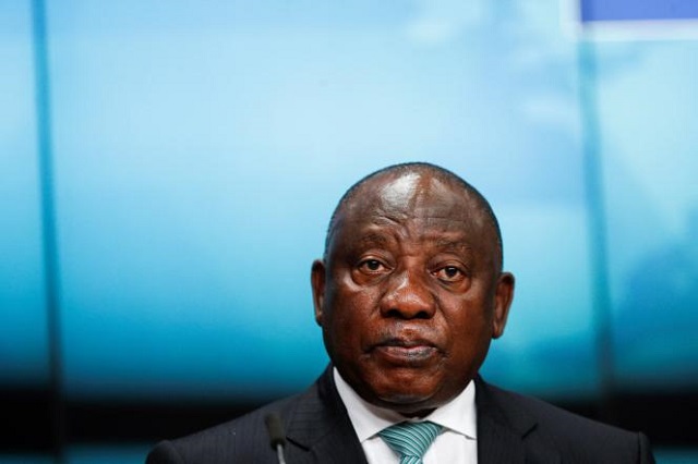 Le président sud-africain Cyril Ramaphosa