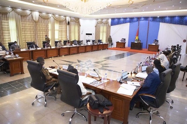 Une vue du Gouvernement en Conseil des ministre ce 6 avril 2022