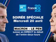 France/Présidentielle: le débat entre Emmanuel Macron et Marine Le Pen