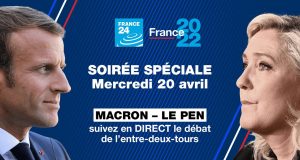 France/Présidentielle: le débat entre Emmanuel Macron et Marine Le Pen