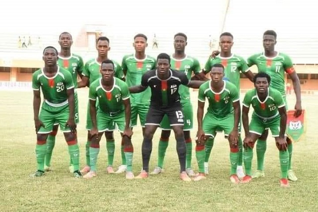 Le Onze de départ des Etalons juniors contre le Bénin