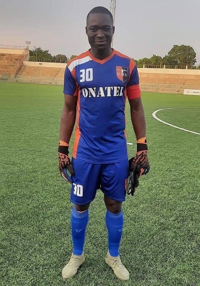 Le meilleur gardien du championnat national du mois d'avril, Babayouré A. Sawadogo du RCK