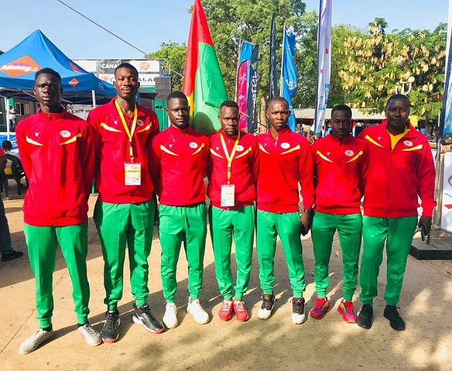 L'équipe burkinabè au Tour du Bénin