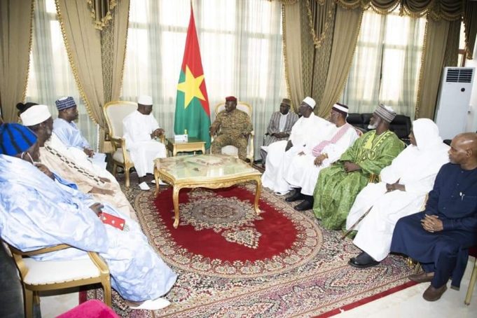 Paix et cohésion sociale: la Communauté musulmane parle avec le président du Faso