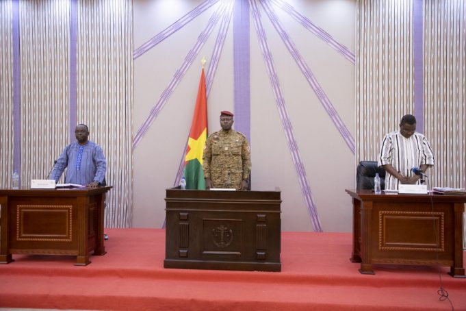 Burkina: rencontre statutaire entre le président Damiba et le Conseil supérieur de la Magistrature