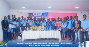 District 403 A3 du Lions Club: des responsables LEO outillés pour assurer la relève