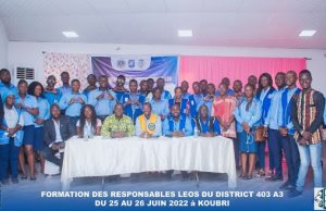District 403 A3 du Lions Club: des responsables LEO outillés pour assurer la relève
